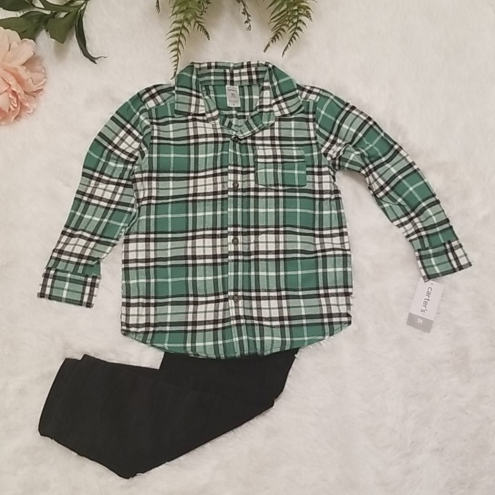 CARTER'S 2-Piece Long Sleeve Top and Pants Set